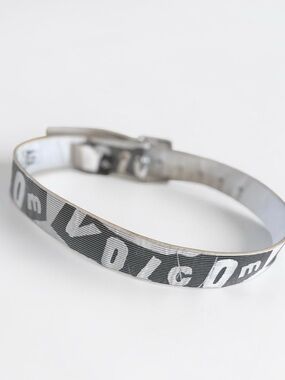 Volcom Belt Skate Style White Logo Graphic Adjustable Y2K